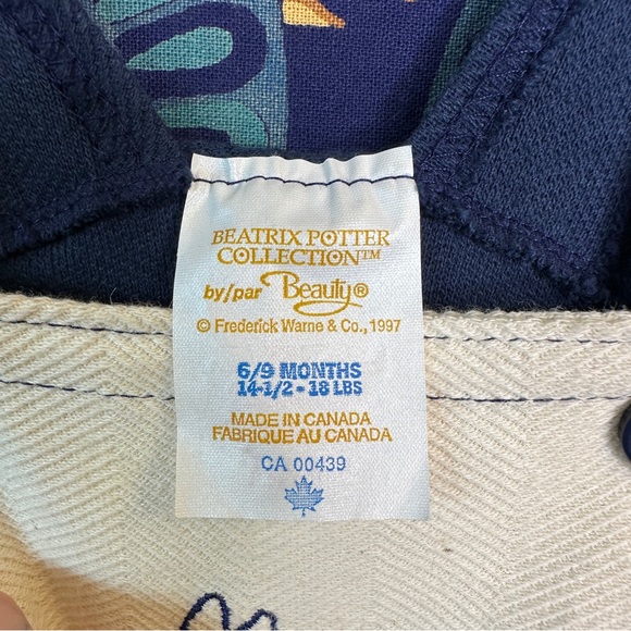 ⭐️5/15$⭐️ Beatrix Potter overalls 6-9 months - Picture 9 of 11